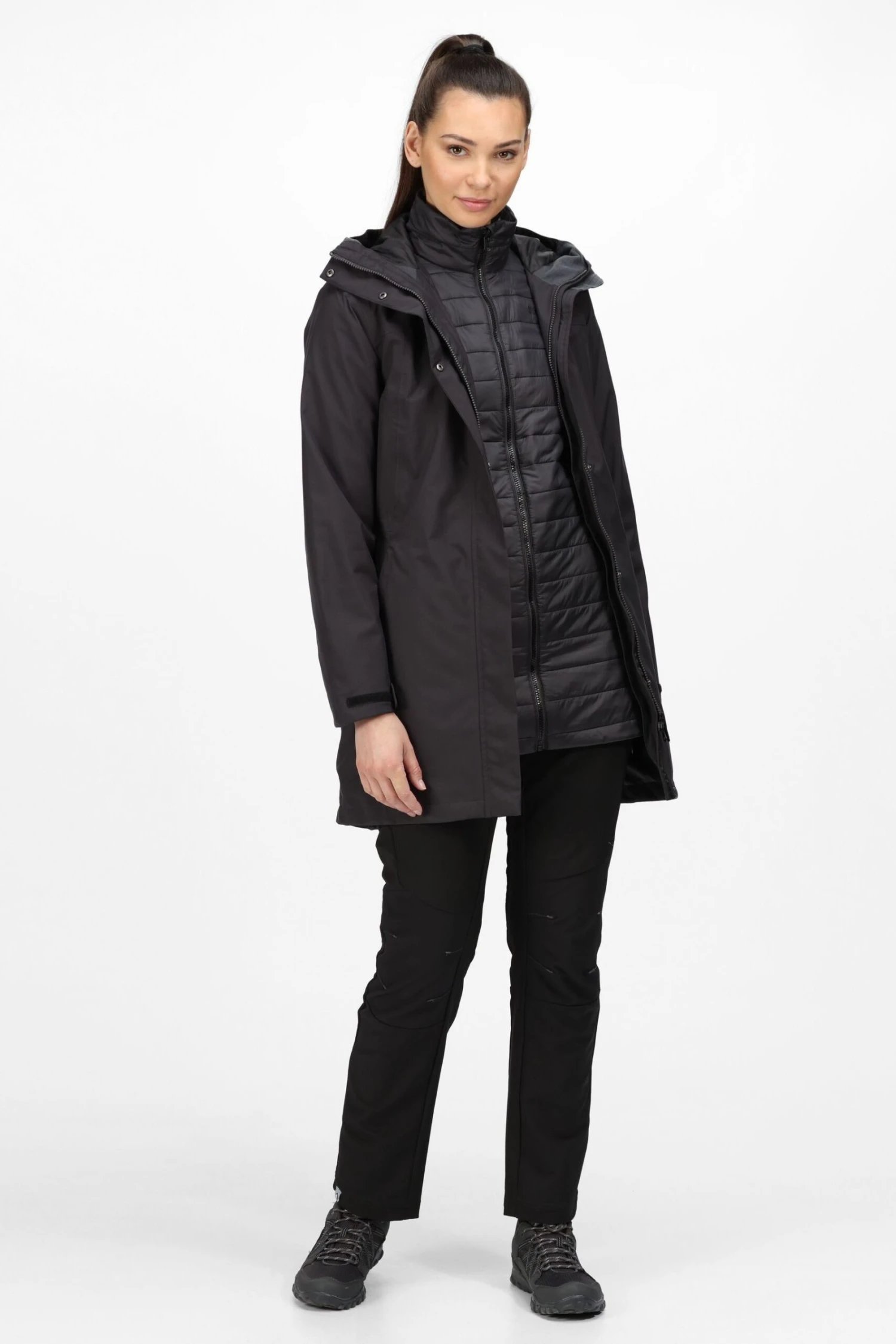 Regatta Denbury II 3-In-1 Waterproof Longline Jacket 3 Regatta Denbury II 3-In-1 Waterproof Longline Jacket - Image 3