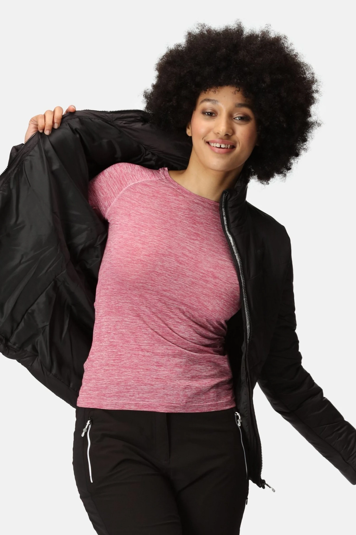 Regatta Womens Freezeway Black Insulated Jacket 4 Regatta Womens Freezeway Black Insulated Jacket - Image 4