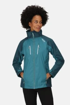 Regatta 26 Regatta Womens Blue Calderdale IV Waterproof Jacket
