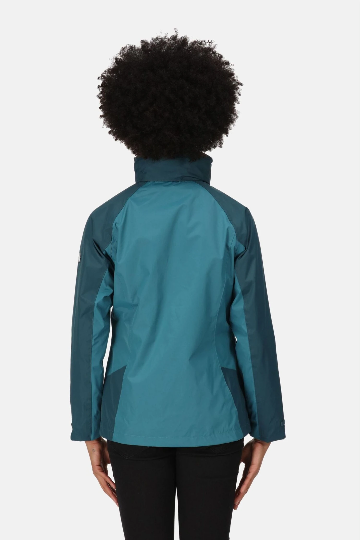 Regatta Womens Blue Calderdale IV Waterproof Jacket 2 Regatta Womens Blue Calderdale IV Waterproof Jacket - Image 2