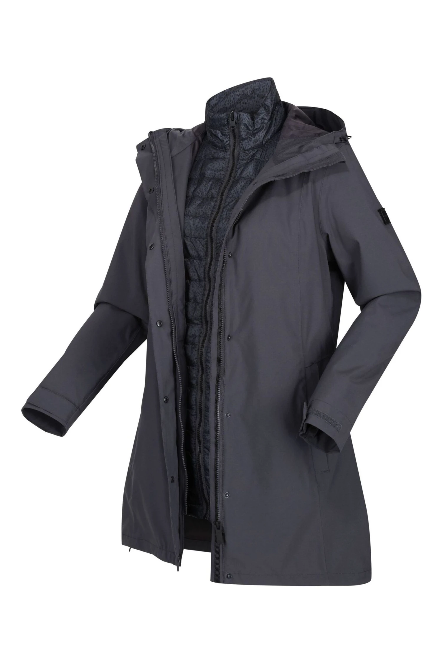 Regatta Grey Denbury Iii Waterproof Insulated Jacket 10 Regatta Grey Denbury Iii Waterproof Insulated Jacket - Image 10