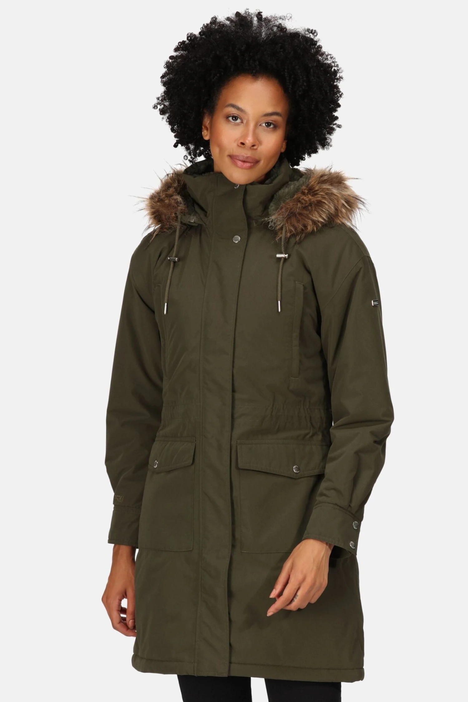 Regatta Green Shiloh Longline Waterproof Insulated Jacket 1 Regatta Green Shiloh Longline Waterproof Insulated Jacket