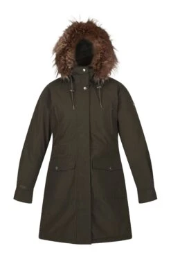 Regatta Green Shiloh Longline Waterproof Insulated Jacket 14 Regatta Green Shiloh Longline Waterproof Insulated Jacket -Regatta D04530s6