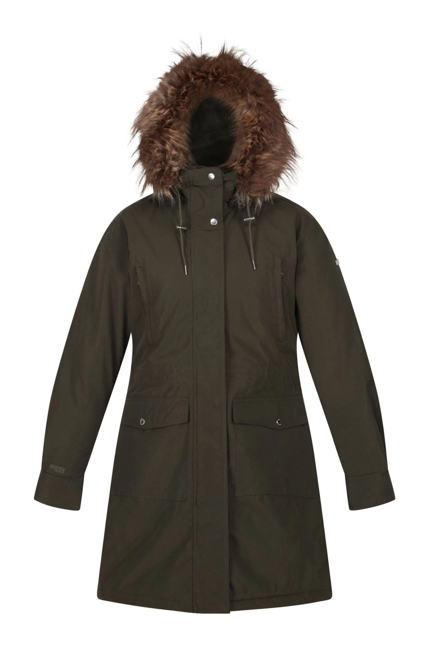 Regatta Green Shiloh Longline Waterproof Insulated Jacket 6 Regatta Green Shiloh Longline Waterproof Insulated Jacket - Image 6