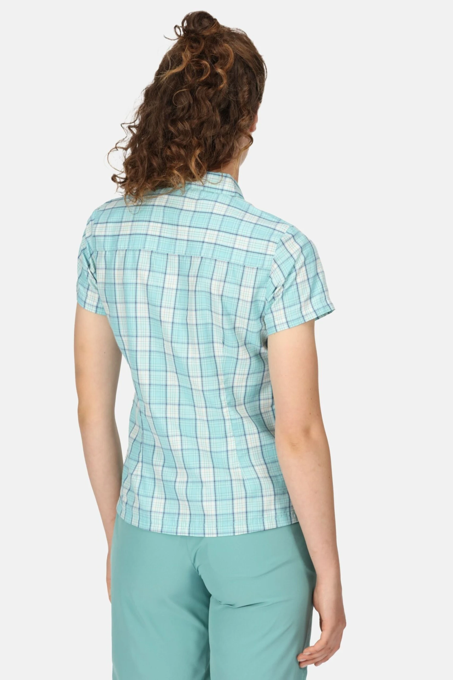 Regatta Blue Mindano VII Short Sleeve Blouse 2 Regatta Blue Mindano VII Short Sleeve Blouse - Image 2