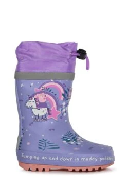Regatta Peppa Pig Purple Splash Wellies