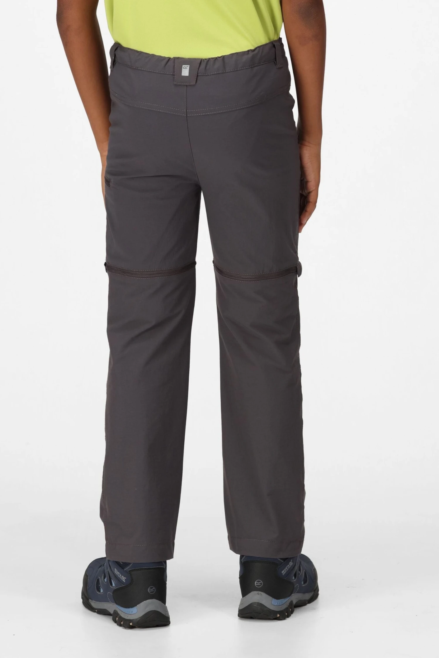 Regatta Junior Grey Highton Zip Off Trousers 2 Regatta Junior Grey Highton Zip Off Trousers - Image 2